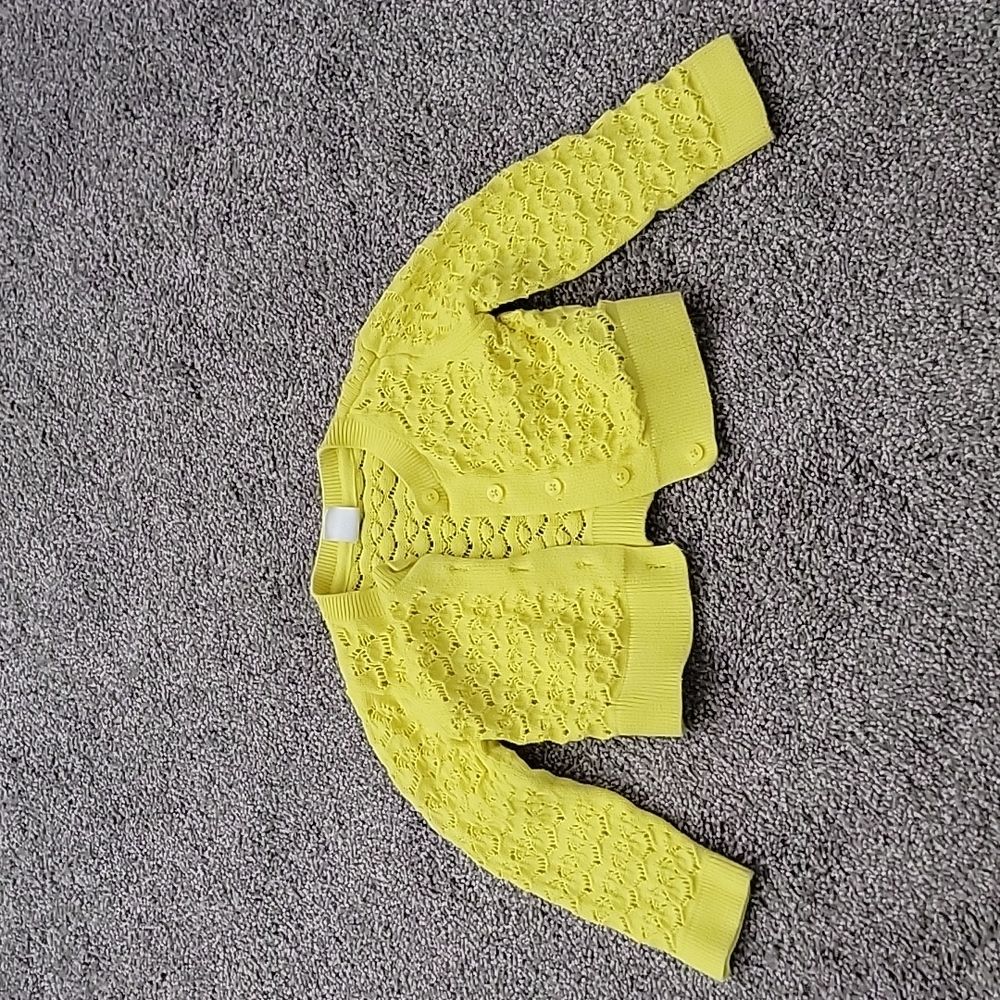 Gap yellow cardigan